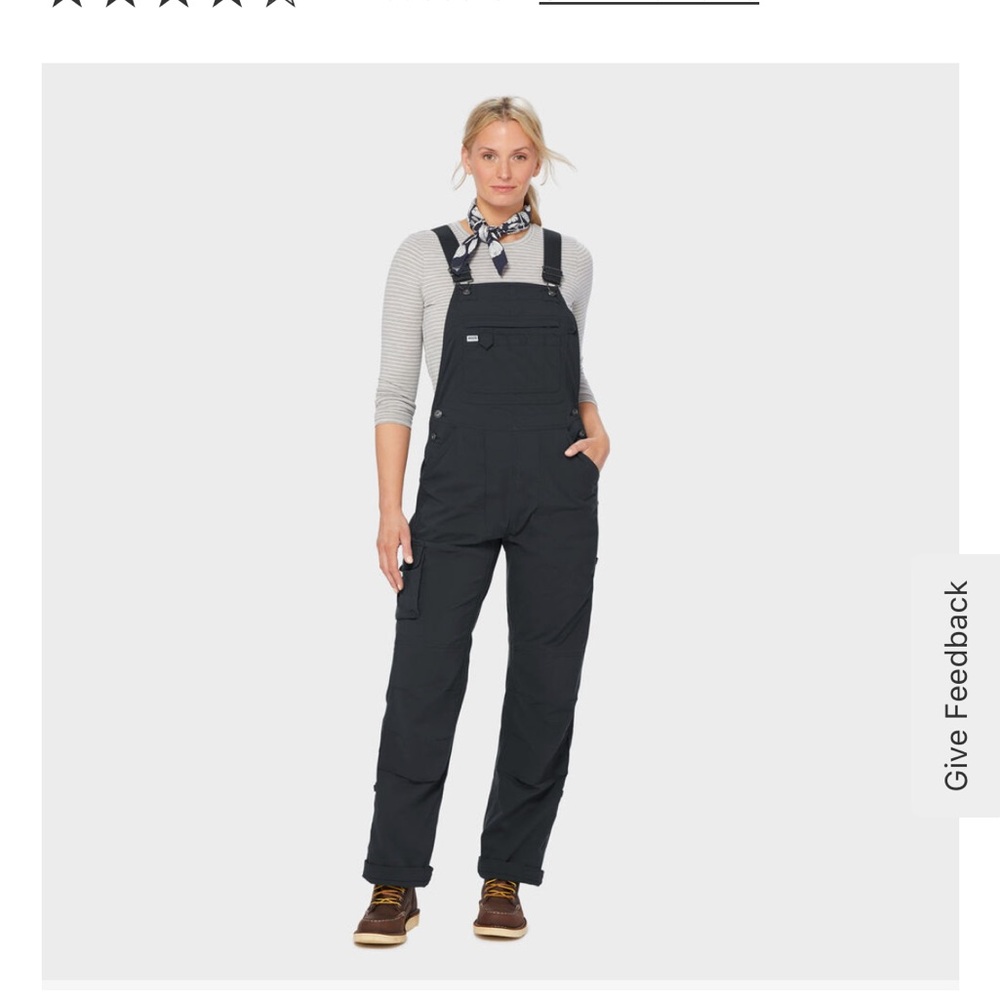 Duluth Trading Co Women's Black Overalls